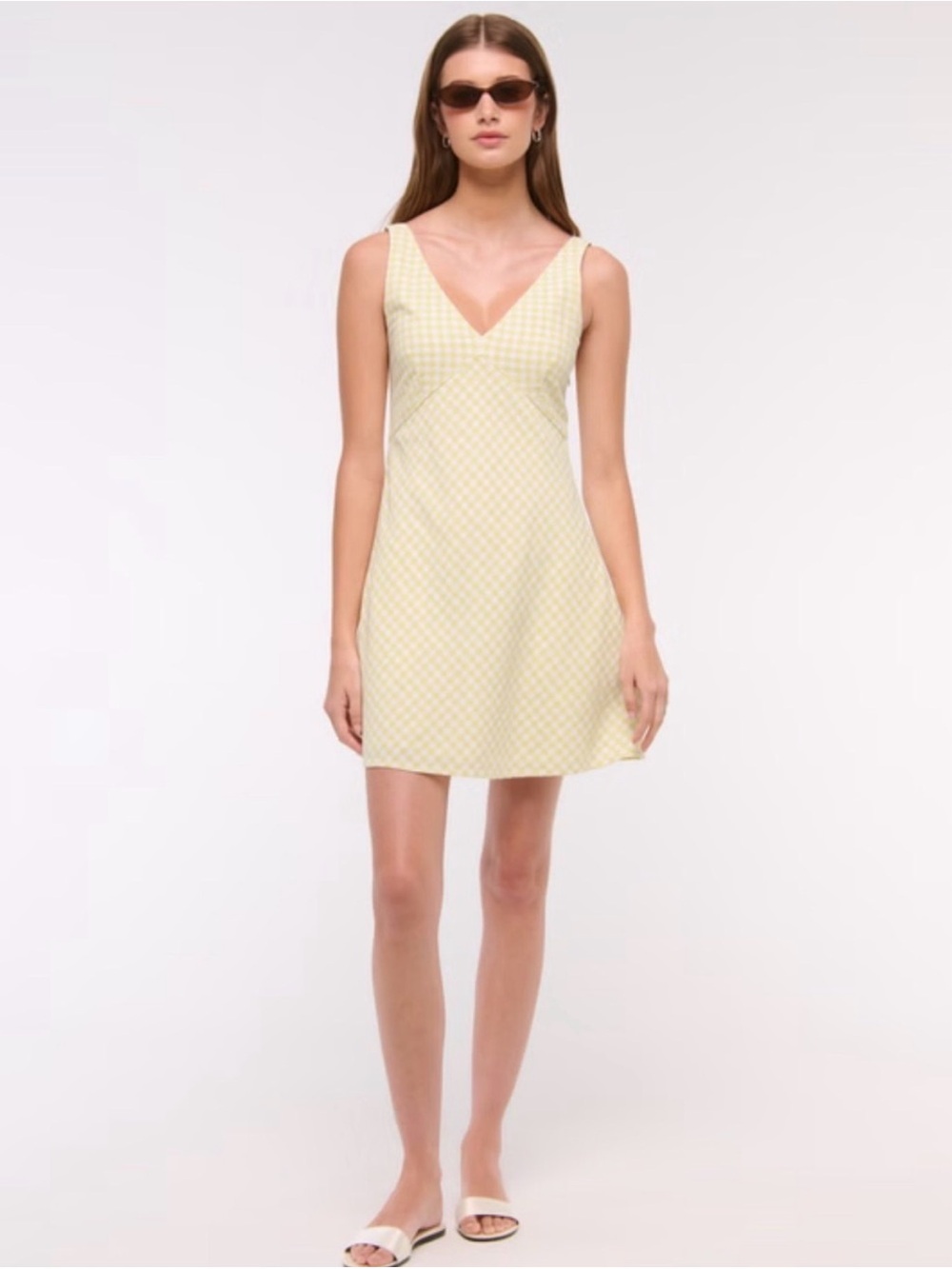 Abercrombie & Fitch butter yellow dress
